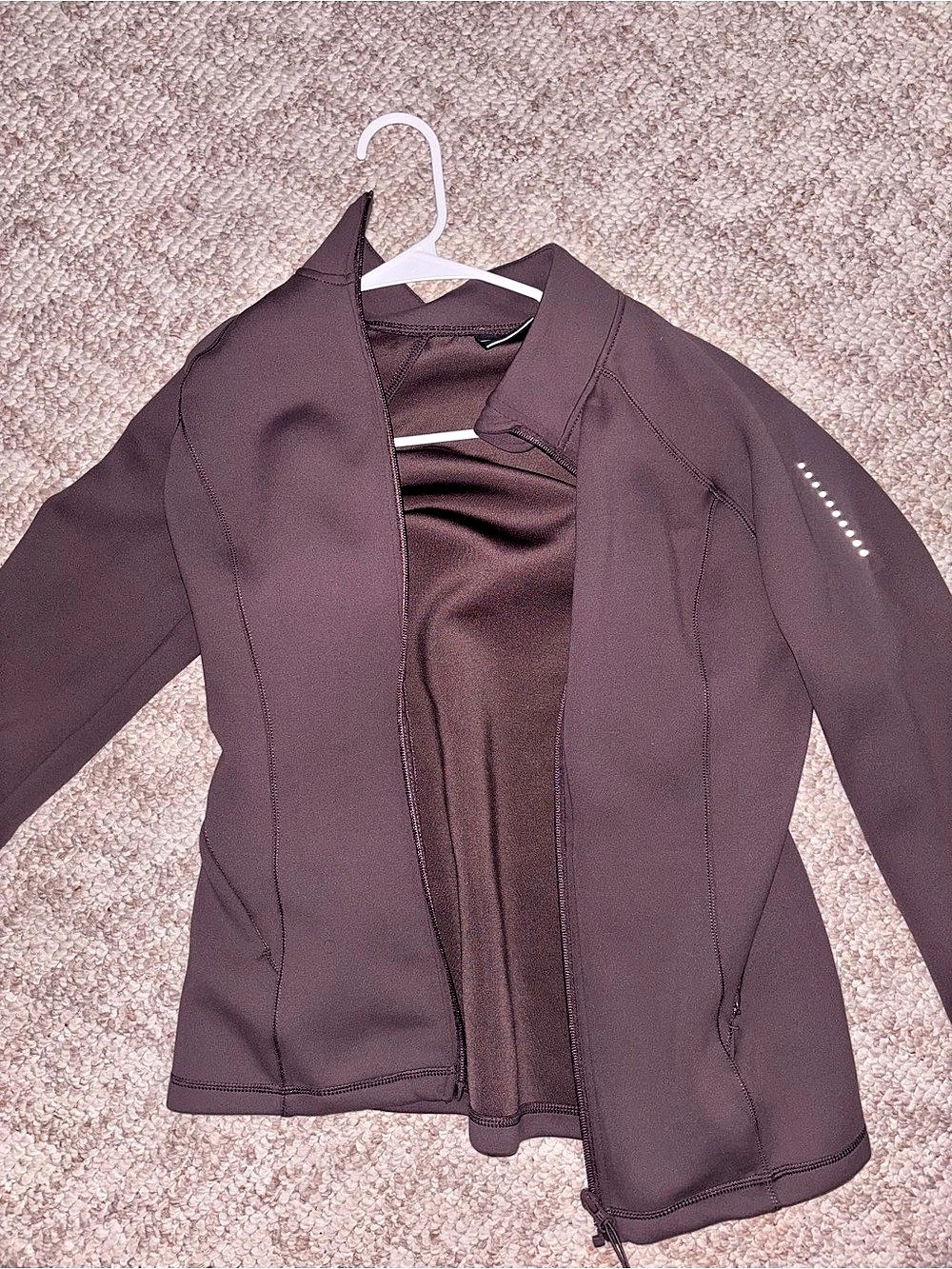 Women's Purple Zip Jacket
